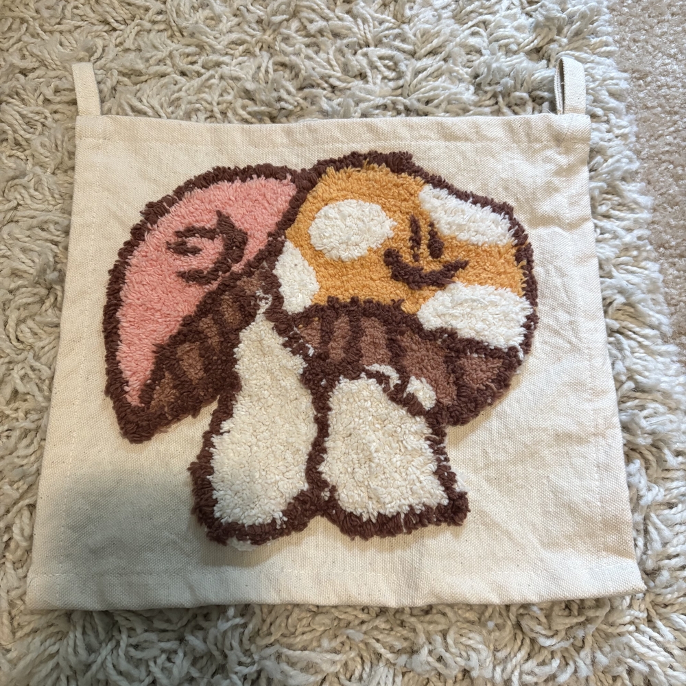 Urban Outfitters Mushroom Tapestry - Pink, Orange, Brown